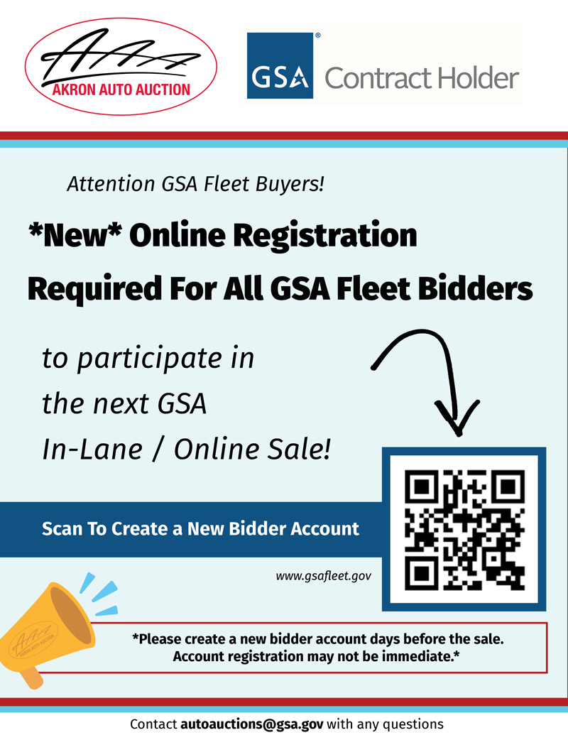 GSA Fleet Registration